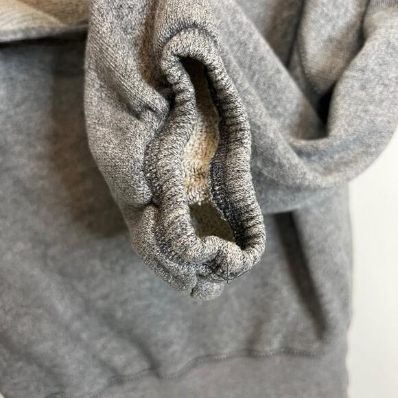 Converse Womens XSmall Gray Sweatshirt Hoodie XS Cropped Long Sleeve Top Cotton - Picture 7 of 10